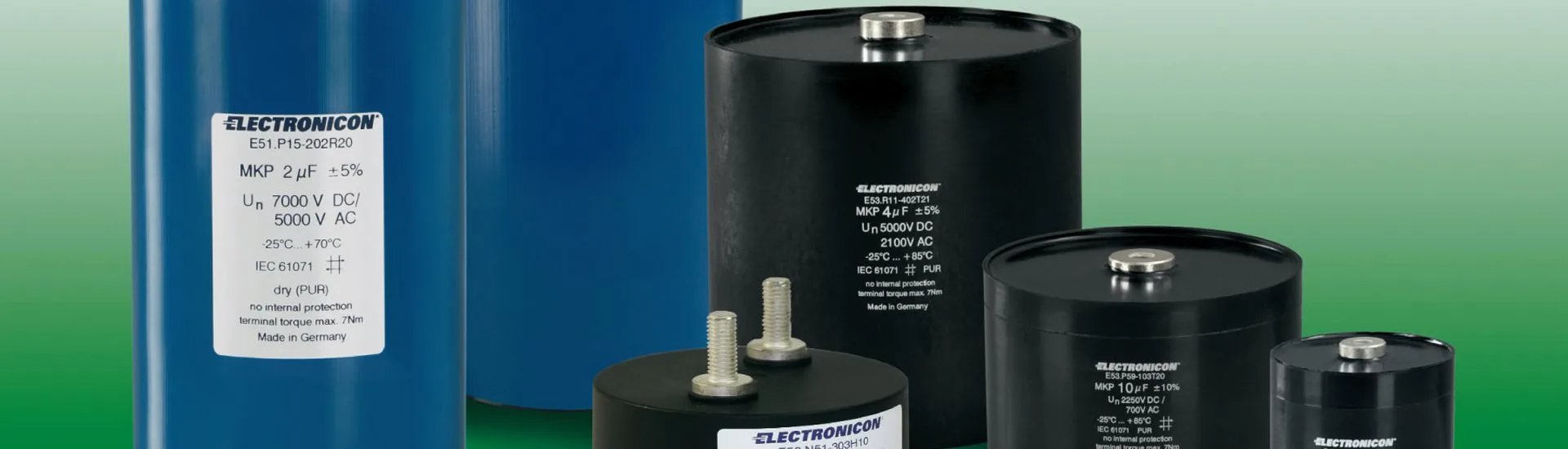 Fertigung und Produktprogramm von Kondensatoren bei Siekon GmbH
