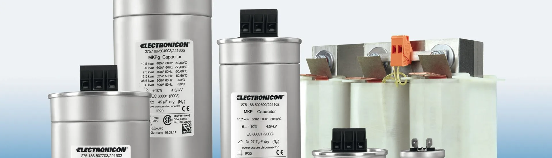 Fertigung und Produktprogramm von Kondensatoren bei Siekon GmbH