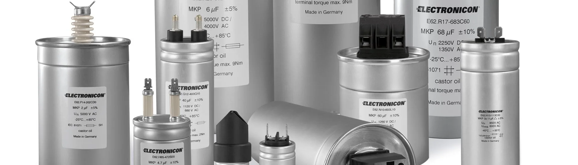 Fertigung und Produktprogramm von Kondensatoren bei Siekon GmbH